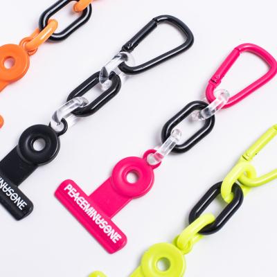 China Carabiner High Quality Acceptable Customized Lanyard Short Lanyard With Black Metal Buckle Wrist Lanyard for sale