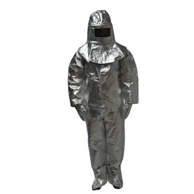 China Igniting Delay Suit Flame Retardant Suit Clothing 800 Degree Heat Resistant Igniting Retarding Suit Aluminum Foil Firefighter Uniform for sale