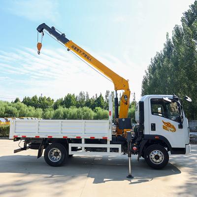 China TRUCK CRANE Hot Sale 3.2T/4T hydraulic boom crane knuckle boom mini crane truck mounted for sale for sale