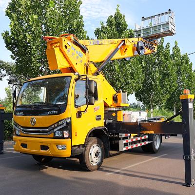 China 28 m 23m 27m 32m Hydraulic Aerial Manlift Work Platform Truck on Sale 4 - 6L for sale