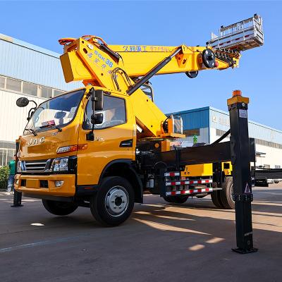 China 36m Bucket Truck Aerial Working Platform Truck Mounted High-altitude Operation Truck 4 - 6L for sale