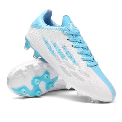 China Fashion Soft Soccer Shoes Soccer Shoes Artificial Grass Wholesale Mens AG Nails Long Kids Student TF Crushed Nails Training Shoes Women for sale