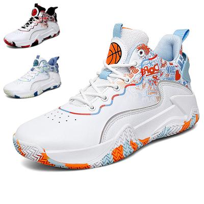 China New lightweight basketball shoes for teens and students in practical combat: Cement skid and durable sports running shoes for sale