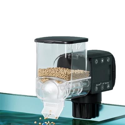 China Timming Jebao Smart Fish Feeder Automatic Aquarium Feeding Digital Display Timing Auto Feeder Fishing For Fish Tank Fishbowl Accessories for sale