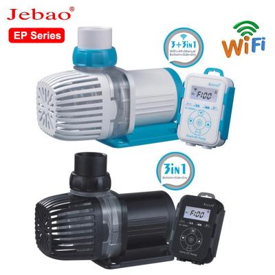 China 2023 Jebao Smart WiFi Control Fish Tank Aquarium Pump PE Series LCD Display Aquarium Water Pump Submersible Quiet Circulation Pumps for sale