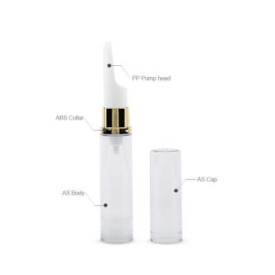 China Wholesale Custom Cosmetic Airless Cream Bottle Cosmetic Airless Pump Bottle 15ml for sale