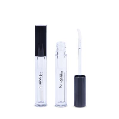 China Custom Cosmetic Empty Plastic Lip Gloss Tubes With Logo Clear Lip Gloss Tubes for sale