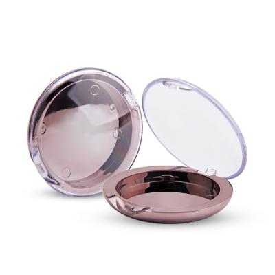 China Recyclable Empty Transparent Pressed Powder Case Cosmetic Blush Case for sale