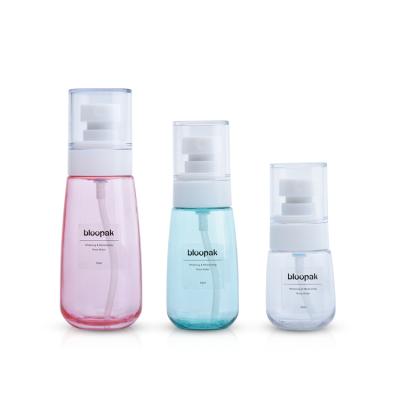 China Skin Care Personal Packaging Clear Plastic Empty Fine Mist Spray Bottle Cosmetic for sale