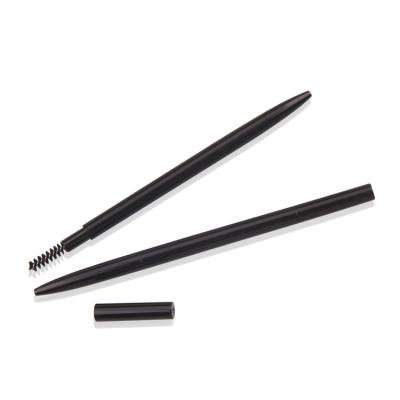 China 2 cosmetic black thin empty in 1 eyebrow pencil packaging for sale