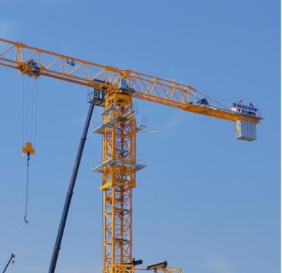 China Guindaste de torre de controlo remoto de topo plano de 16 toneladas à venda