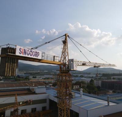 China Liftmachines Reisende torenkraan 6 ton Te koop
