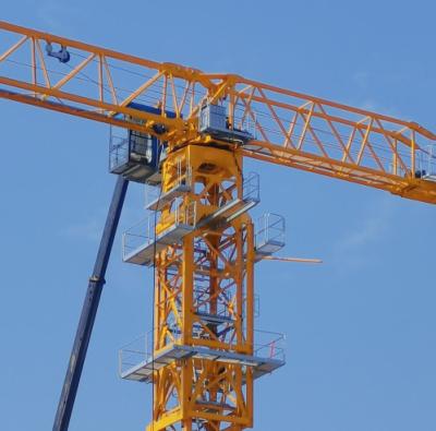 China Construction Flat Top Tower Crane Stationary Foundation Type Industrial for sale