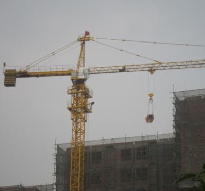 China Flat Head Tower Crane Arm Length 60m Lifting Weight 6t 8t 10t for sale