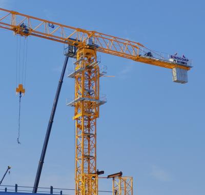 China 200M Height 16 Tons Hatkit Slewing Type Self Erecting Topless Tower Crane for sale