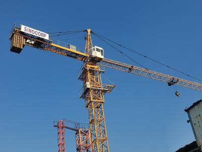 China Cranes de torre com braço de 60M à venda