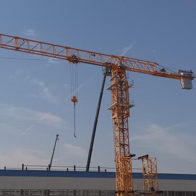 China 10 T Flat Top Tower Crane Construction 70 Meter Height 380V/50Hz for sale