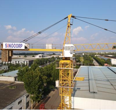 China Hatkit 8 Ton Tower Crane With Wire Rope Hoisting Mechanism And Max Working Height Of 152m for sale