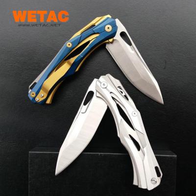 China Screw Release Wetac Knife Outdoor Nylon Sheath Tactical Knife Survival Hunting for sale