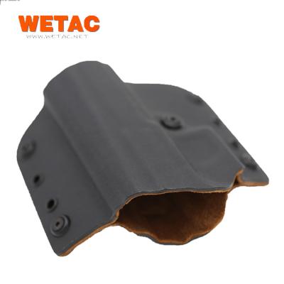 China USA imported high quality adjustable leather Wetac kydex holster OWB holster for firearm professional factory for sale