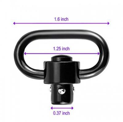 China 2pcs QD Coated Nylon Sling Mount for 20mm Picatinny Rail and 2pcs D-Buckle Sing Swivel for sale