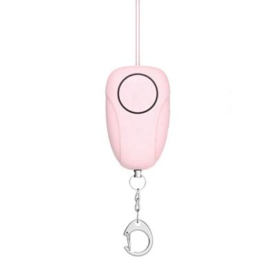 China Suitable for women custom personal alarm key chain security self-defense products for woman safety with LED flashlight for sale