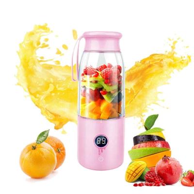 China 40 Times 2019 425ml Rechargeable Portable Hand Juice Blender USB Hot Blender for sale