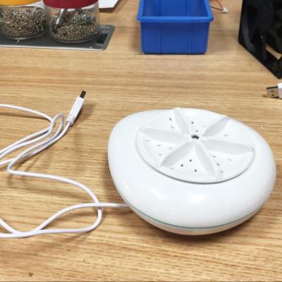 China Hotel USB Ultrasonic Portable Mini Washing Machine With Strong Motor 6.5W Washing Machine for sale