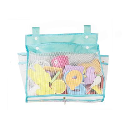 China Viable Hot Sale Net Hanging Children's Large Capacity Toiletry Bag Toy Storage Pvc Wall Hanging Organizer Bag for sale