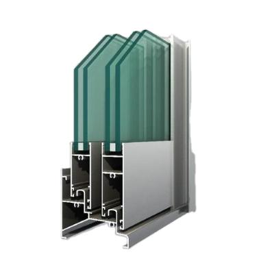 China Door Frame Custom Assemble Utility Profile Aluminum Anodized Windows for sale