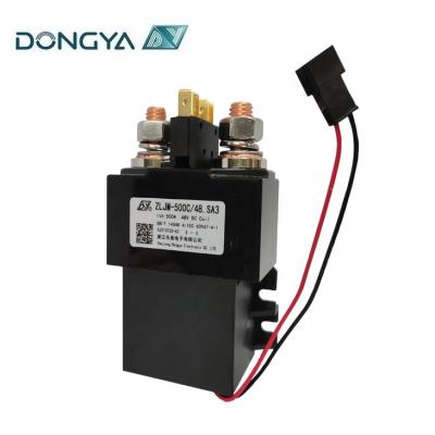 China Yueqing Dongya new product factory sale 500 Amper ZLJM-500C/A3 direct bistable DC contactor for 5G application ZLJM-500C/A3 for sale