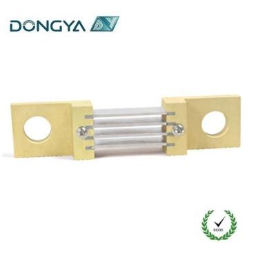 China Telecommunication equipment etc. Dongya L Type Nickel Plating 400 Amper 75mV Resistor Shunt With Precise Accuracy 1.0% For Telecommunication Equipment for sale