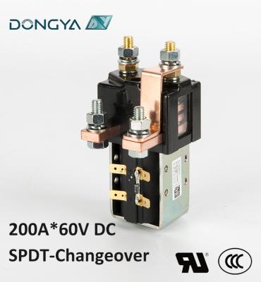 China 200A Dongya Battery Car DC Contactor Relay 48V Normal Open Coil ZLJM-200D For EV Charging Forklift for sale