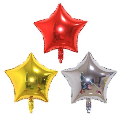 China Factory wholesale self-closing advertising supply props foil balloon for birthday festival star balloon decoration for sale