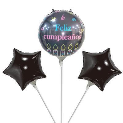 China Spanish Decoration Balloon Factory Halloween Party Decoration Birthday Happy Around Handing Balloon for sale