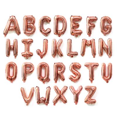 China Manufacturer-supplier decoration 16 inch letter balloons for birthday party promotion activity decoration balloons for sale