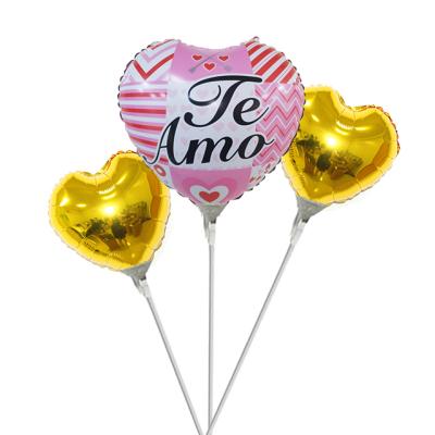 China Spanish Decoration Balloon Valentine's Day Heart Wedding Party Helium Foil Balloon Love for sale