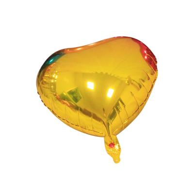 China 18 Inch Love Wedding Decoration Self Inflating Foil Balloons Heart Shaped Balloons for sale