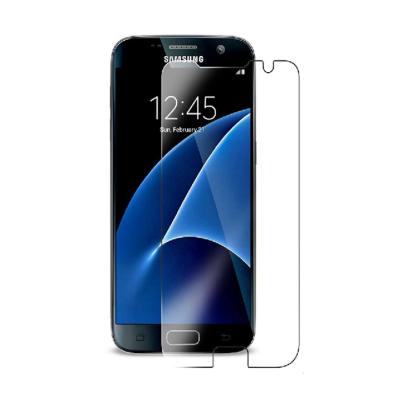 China 2X Clear Tempered Glass Screen Protector Galaxy S7 Guard Shield Film OEM / ODM for sale