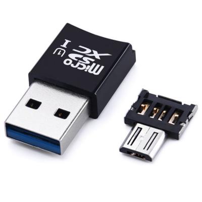 China Micro USB 3.0 Cell Phone Card Reader Supporting Windows XP / Vista BMG-S0002 for sale