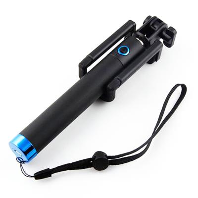 China Mini Wireless Extendable Selfie Stick 150g Weight With Built In Remote Shutter for sale