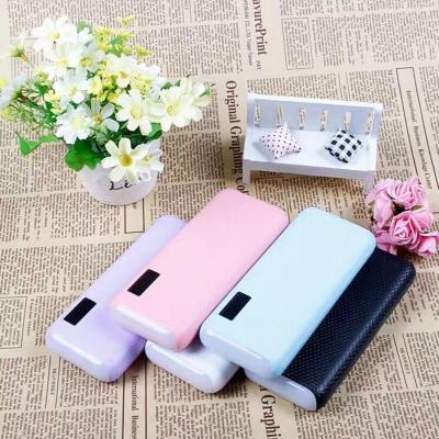 China Dual USB Mobile Phone Power Bank With Led Light / Portable Battery Charger for sale