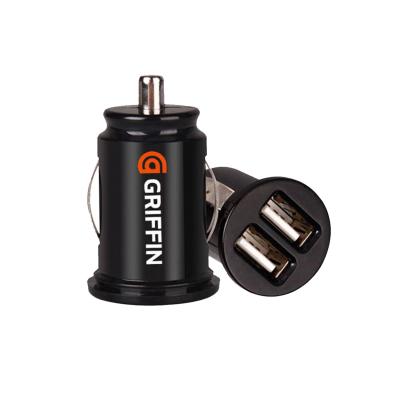 Chine Petit adaptateur noir de chargeur de voiture de Griffin de volume pour IPhone et Samsung à vendre