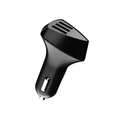 China Portable 5V 2.1A 3 USB Cell Phone Chargers / Mobile Phone Android Car Charger for sale