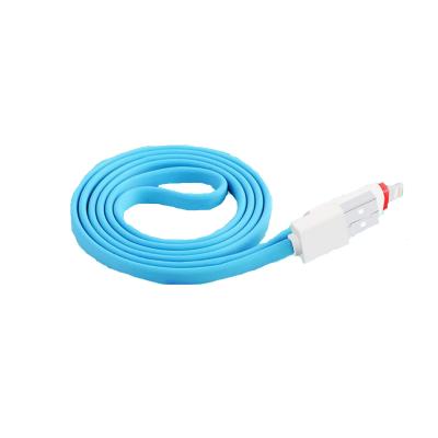 China Cable del cargador del teléfono móvil de los tallarines del LED para Iphone 6/6 más/7/7 más en venta