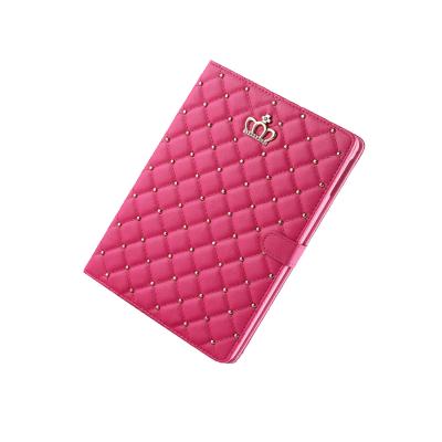 China Anti - Drop Plaid Ipad Protective Cover Case With Sleep Effect Shock Absorption for sale