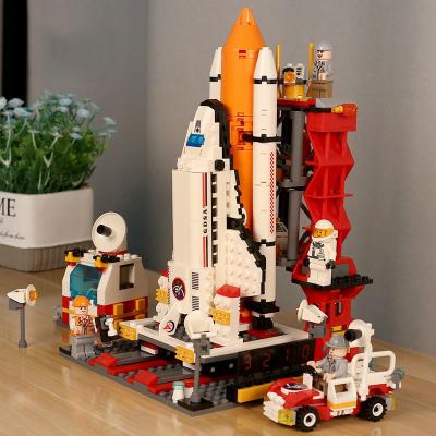 China Space Toys Compatible With Lego Aircraft Rockets Model Assembled Toys Boys Creative Children's 030 Puzzle for sale