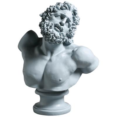 China Art Museum Soft Ornament Bust Laocoon Head Resin Decoration Resin Figure Statue From Europe Hot Sale Designer for sale