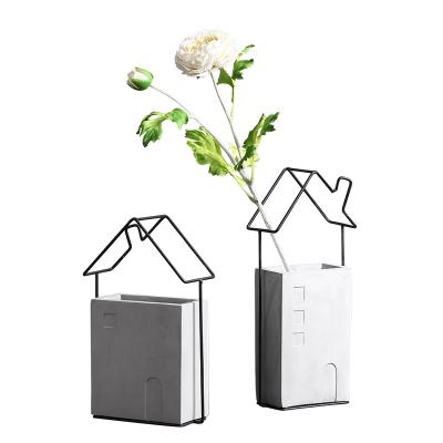 China Nordic Light Luxury Creative Art Home Decor Vase Decoration Home Decoration Minimalist Hot Selling for sale