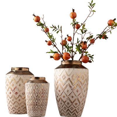 China American Hot Selling Minimalist Creative Ceramic Vase Home Flower Decoration Home Decor Dry Flower Art Minimalist for sale